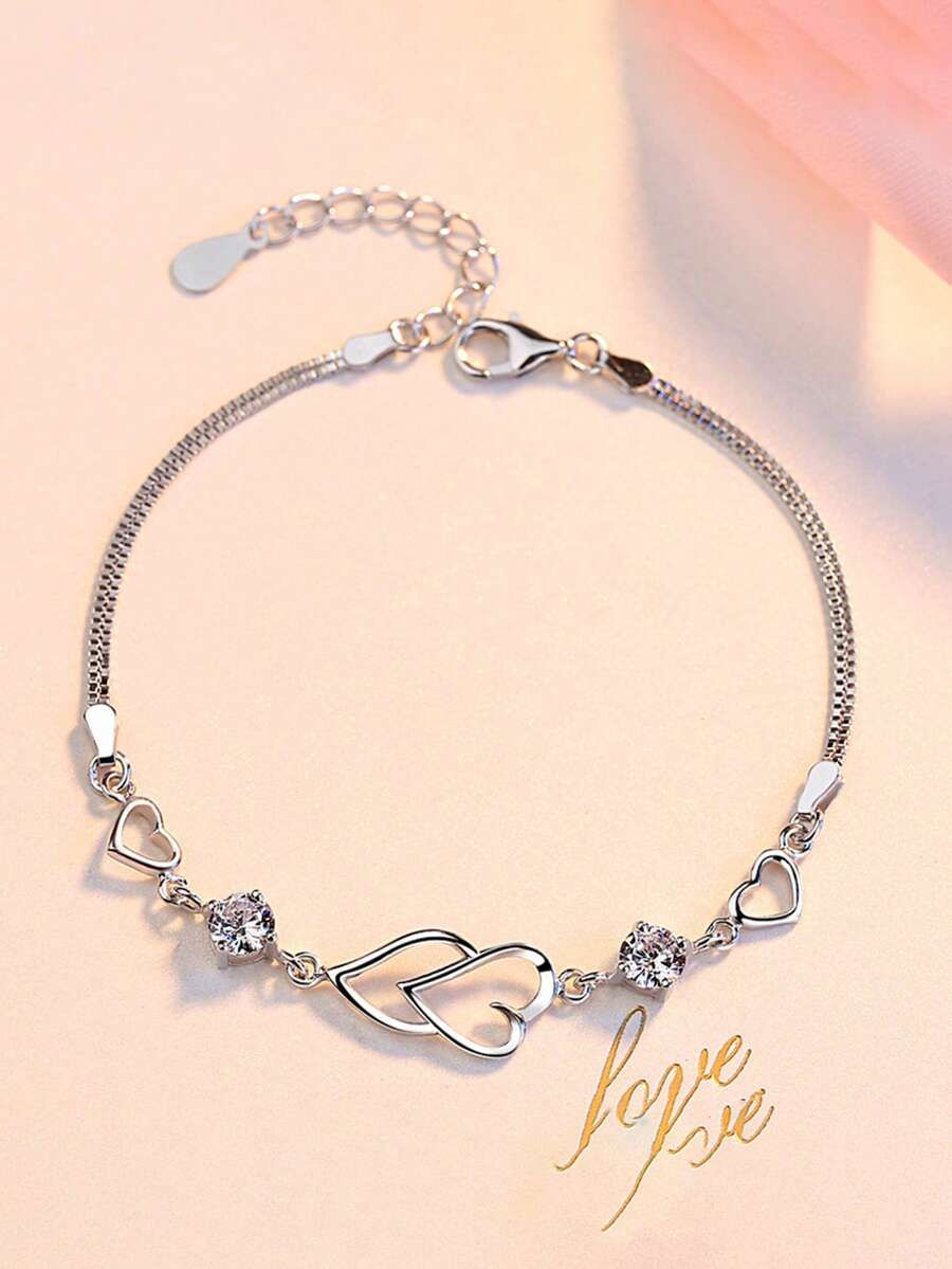 1 Piece Of Bracelet, Simple And Adjustable, Suitable For Teenagers. Mother's Day Gift, Mother's Day Wedding Anniversary - Multicolor - View 1