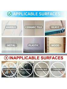 50卷透明强力双面胶带，纳米无残留透明胶带。适用于工具收纳，节省空间，无需钻孔或钉子，适用于塑料、玻璃、金属、石材和石膏板表面。 - 透明 - 查看 6