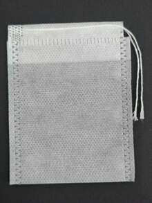Drawstring Non-Woven Fabric Bag For Tea Bag Packaging, One-Time Use, 100 Pieces Per Bag; Filter Bag For Residue - Multicolor - View 3