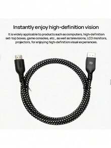 PHILIPS Cable adaptador SWA3129B/93 DP a HDMI, compatible con transmisión 4K Ultra HD, ideal para conectar portátiles, ordenadores de sobremesa, televisores, monitores y proyectores. Plug and play, color negro. - Negro - Ver 5