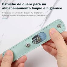 Kit de Eliminación de Cera Del Oído, Limpiador de Oídos, Juego de Cucharas para Orejas, Hermosas y Compactas, Fáciles de Limpiar, Herramientas para el Cuidado de Los Oídos Fáciles de Usar 6PCS (7PCS, pequeño) - 6 piezas - Ver 5