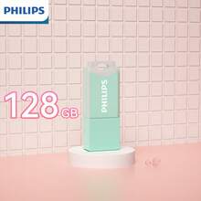 PHILIPS 飞利浦U盘，多种颜色可选，包括蓝色、绿色、粉色、黑色和白色，搭配马卡龙色同色保护套，有效保护U盘，美观实用。同时，即插即用，方便您随时随地工作和存储照片。 - 綠色 - 查看 10