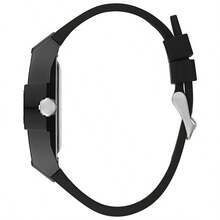 Guess Vintage Design Men's Quartz Watch, Black Silicone Strap, Waterproof Multifunctional Chronograph, Special Occasion Gift For Men GW0203G3 - GW0203G3 - View 9