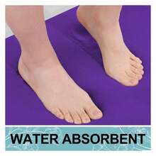 Memory Foam Bath Mat 30x20, Extra Soft And Absorbent Bathroom Mats, Non Slip Washable Carpet For Floor, Shower And Tub, Deep - 多色67 - 查看 4