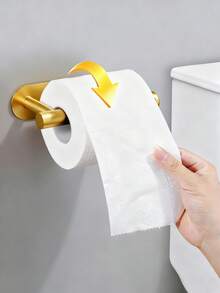 4pcs/set Estantes adhesivos para toallas para pared de baño, soporte para toallas para cocina, baño y lavandería de acero inoxidable, anillo para toallas de mano, soporte para paños de cocina sin taladrar, colgadores de toallas de gran resistencia, barra para toallas de mano/rostro, ganchos, organizadores de almacenamiento de baño, accesorios de ferretería - Dorado - Ver 7