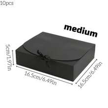 10件套豪华金色礼盒，带盖，适用于伴娘邀请函、婚礼、生日、派对、圣诞节、毕业典礼、情人节等场合。 - 金色 - 查看 19