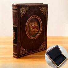 1 Stück Vintage Europäischer Holz Stifthalter, Aufbewahrung & Organisation: Büroorganisator für Zuhause, Stifthalter Box, Spender Behälter, Retro nostalgischer Stiftbecher, Holz Fake Bücher, multifunktionaler süßer kreativer Stifthalter mit Schublade - Schreibtischorganizer und dekorative Aufbewahrungsbox, Schulsachen, Büromaterial, Geschenk für Familie und Freunde, Geburtstagsgeschenk, Valentinstag Geschenk, Neujahrgeschenk, Urlaubsgeschenk