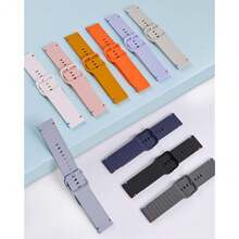 3 Pack Sport Watch Bands Compatible With Woneligo/Fitpolo Smart Watch IDW13, 22mm Quick Release Straps For TOOBUR IDW19/ENOMIR IDW19/MILOUZ IDW19/Gydom IDW19/Faweio IDW19/Hoowel IDW19/Amzhero IDW19/Tensky IDW19/WNH IDW19 Smart Watch For Men Women{Inchcolor_nameinch:InchBlack+Midnightblue+FArmyssgreeninch} - 黑色+午夜藍+軍綠色 - 查看 7