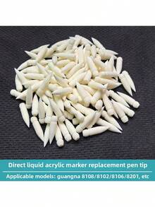 Guangna Blue Fruit Series Acrylic Marker Pen Refill Tips, Acrylic Paint Marker Pen Replaceable Soft Nibs - White, Durable, High Quality, Suitable For Art And Craft Projects, Crafts | Art Supplies | Smooth Writing Marker Pen Replacement Nibs - Nib - View 7