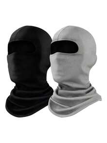 2pcs Unisex Balaclava Face Mask, Windproof Ski Mask For Sports, Outdoor Activities, Hiking, Camping, Suitable For Daily Use And Travel - Multicolor - View 11