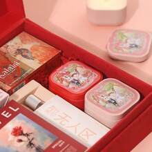 Tulip Cute Rabbit Tin Can Aromatherapy Candle Indoor Smokeless High Beauty Birthday Gift Companion Gift Interior Set Gift(Without Flowers) - Multi Scents - View 4
