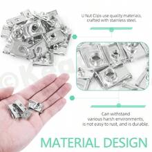 Ranuras de clip tipo U, M4 M5 M6 M8 Auto Car U - Clip Door Panel Interior number4 - número2 - Ver 4