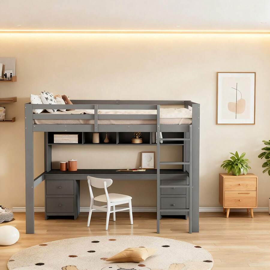 Kids Bed Frames, Headboards & Footboards - Grey - View 1