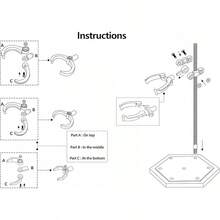 TendenciaBase de exhibición para figuras de acción NovaViva con brazo de soporte metálico ajustable, base de soporte para exhibición de figuras de acción compatible con HG RG SD SHF Gundam 1/144 juguete conCalidad premium - 2pcs Negro - Ver 7
