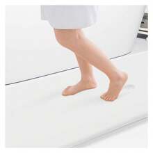 Memory Foam Bath Mat 40x32, Extra Soft And Absorbent Bathroom Mats, Non Slip Washable Carpet For Floor, Shower And Tub, White - 多色53 - 查看 1