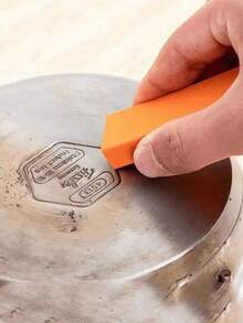 1pc/5pcs Stainless Steel Anti-Scratch, Rust-Proof Rubber Eraser, Stainless Steel Decontamination Agent, Rubber Rust Cleaning Eraser, Suitable For Kitchen, Bathroom, Household