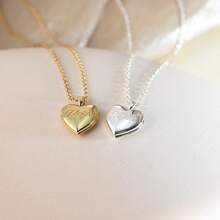 Custom Personalized Heart Locket Necklace With Photo,Initial Heart Photo Locket Necklace,Custom Photo Locket,Best Friend Gift,Gift For Mom,Keepsake