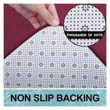 Memory Foam Bath Mat 47x24, Extra Soft And Absorbent Bathroom Mats, Non Slip Washable Carpet For Floor, Shower And Tub, Burgundy - 多色63 - 查看 5