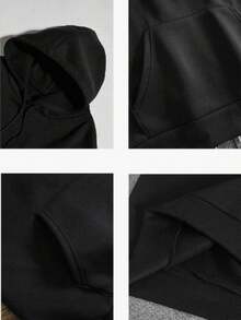 DGA David Gonzales Art Ride Or Die Partners In Crime Bank Robber Money Hoodie - Black - View 5