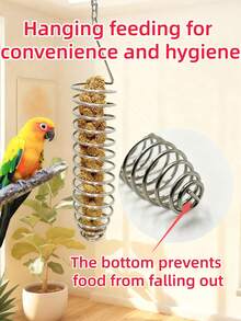 Bird Feeder, Vegetable & Fruit Rack Tray For Parrots And Quails, Pet Bird Feeder, Daily Feeding Tool, Pet Rearing Essential - Multicolor - View 6