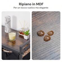 2025-Mobile con 3 Cestini Estraibili e Ripiano in MDF Salvaspazio Multiuso 114L, Furniture, Storage Solutions, Home Organization, Space Saving, Multifunctional, Space Saving Storage Furniture, Multifunctional Organizer with Drawers - Predefinito - Visualizzare 7