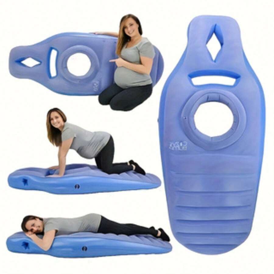 Caring For Every Moment Of Pregnancy: Ultra-Soft Maternity Pad, Face Down Mattress, Provides Full-Body Support, Suitable For Pregnant Women. - Multicolor - View 1