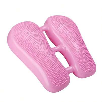 Home Stepping Machine Foot Pedal Exercisers Step Machine PVC Pedal Exerciser 33 * 37 * 7cm Pink