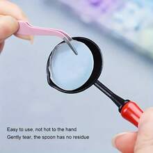 1pc Fire Paint Wax Melting Spoon, Non-Stick Spoon Fire Paint Spoon, Retro Fire Paint Seal Wax Heating Tool, Fire Paint Wax Tool, Easy To Clean - Multicolor - View 9