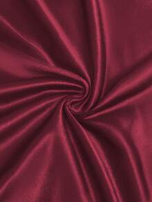 Đầm dạ hội/dự tiệc cocktail, đám cưới, phù dâu, tốt nghiệp, màu trơn, gợi cảm, xẻ tà, ôm sát, bất đối xứng, xếp ly, thích hợp cho mùa Thu/Đông/Xuân. - Màu Đỏ Sâu - Xem 5