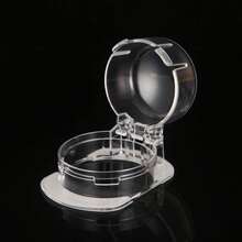 TWO DADS 1/2/3个装大号炉灶旋钮盖，安全双钥匙设计，升级通用尺寸燃气旋钮盖，直径52 x 45毫米，最小旋钮间距63毫米。