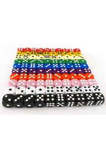 16mm Solid Color Rounded Tabletop Game Dice, 6-Sided Acrylic Dice For Board Games, Roleplaying, Entertainment And Teaching, Suitable For KTV And Bar Environments - Multicolor - View 2