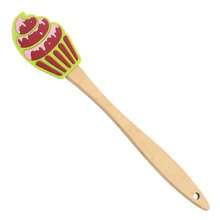 Christmas Cream Scraper, Beechwood Household Kitchen Baking Dessert Cake Spatula With Silicone Scraper - Multicolor - View 17