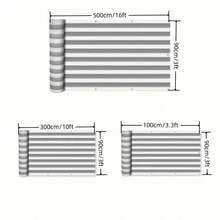 [Balcony Sunshade Net]This Sunshade Net, Made Of Lightweight Mesh Material And Equipped With A Simple Installation Fastener System, Can Be Adjusted To Any Angle As Needed. This Multi-Functional Outdoor Sunshade Net Is Not Only A Practical Plant Sunshade Net But Also Can Be Flexibly Transformed Into A Privacy Fence Screen. It Is Suitable For Balcony Spaces Of Various Sizes, Allowing The Balcony Space To Be Fully Utilized.