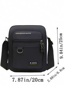 Fashionable Casual Men's Messenger Bag, Multi-Layer Wallet, Men's Bag, Shoulder Bag, Versatile Holiday Bag - Multicolor - View 6