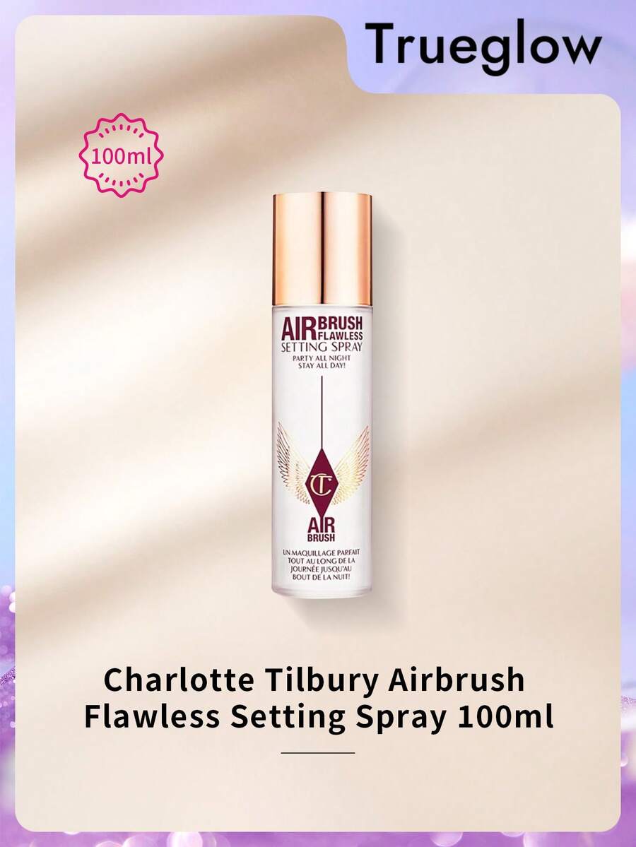 Charlotte Tilbury CT 喷枪无瑕定妆喷雾 - 超细水润 100ml，感恩节、圣诞节、新年、圣诞礼物、感谢礼物，适合秋冬季节，秋季护理 - 100毫升 - 查看 1