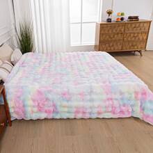 Pauwer Fleece Throw Blanket For Couch - 550GSM Soft & Warm Fluffy Cream White Blanket, Decorative And Giftable Striped Blankets For Couch, Sofa, Bed, 50"X60" - 彩色 - 查看 11