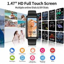 LIGE New Smart Watch With Over 100 Sports Modes, Smart Voice Calling, Calorie Tracking, Period Reminder, Camera Control, Weather Forecast And More, Fashionable For Men And Women - 1 Set - View 6