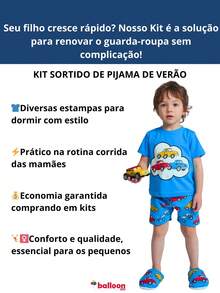 6-Piece Summer Pajama Set For Boys, Glow-In-The-Dark, Assorted Colors - Children's Clothing - Multicolor - Ver 8