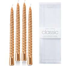 4pcs/Set 10-Inch Spiral Taper Candles, Dripless Slim Taper Candles For Holiday Party Decor, Romantic Smokeless Candles, Gifts For Friends, Birthday, Holiday Party Decor, Suitable For Home, Bedroom, Bathroom, Living Room, Yoga, Candlelight Dinner - Multicolor - View 12