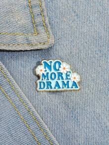 1枚向日葵可爱胸针字母胸针蝴蝶徽章服装包包装饰扣章节日小礼物情人节礼物 - 彩色 - 查看 8