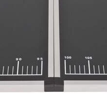 Folding Pasting Table MDF And Aluminium 200x60x78 Cm - Black - View 7