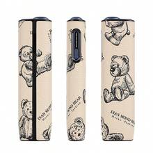 适用于 IQOS ILUMA I ONE / Ilma I 的保护套，时尚的吸烟设备外壳配件，棕熊 PU 皮革 + 坚固的 PC 外壳，高强度抗冲击，有效防止刮擦和碰撞，易于存放和携带，轻巧简约设计，优雅个性，男女皆宜，是情人节、圣诞节、父亲节等节日送给吸烟者的理想礼物。 - 彩色 - 查看 15