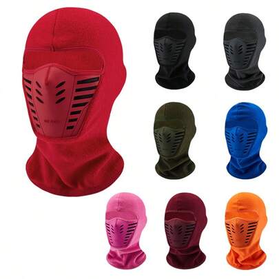 Máscara de invierno para ciclismo, cuello calentador a prueba de viento, protección contra el frío para exteriores, máscara de esquí para media cara