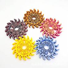 1pc New Sun Rotating Decompression Toy - Multicolor - View 1