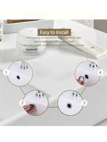 不锈钢水槽排水盖，带装饰旋钮 - 防漏，易于安装，适用于浴室和厨房水槽溢水塞，水槽配件，厨房用品，厨房配件，厨房工具