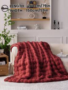 1 chiếc chăn lông giả, mềm mại và ấm áp, kiểu dáng sang trọng, đa năng, dễ bảo quản, nhẹ và dễ phối đồ, có nhiều màu sắc và kích cỡ, chăn lông dài mềm mại và ấm cúng, thích hợp cho phòng khách, phòng ngủ, ghế sofa, nhà cửa, ký túc xá, v.v. - Nhiều màu - Xem 47