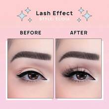 GSYY AOA Studio 3D False Eyelash 5 Pairs  Handmade Eyelashes  Volume Reusable Soft Makeup False Eyelashes 100 Percent Handmade Cruelty Free Elidia - 黑色 - 查看 2