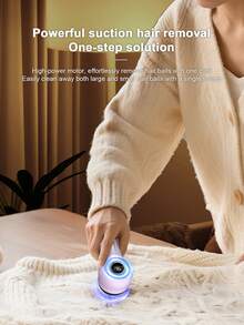 LED Display Lint Remover, Household Fabric Shaver, Portable Lint Brush Trimmer
