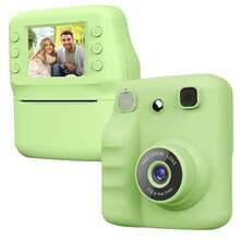 Appareil photo selfie instantané pour enfants, caméra numérique HD 1080P, appareil photo instantané multifonction avec cadres amusants et filtres de couleur, délai de prise de vue de 3s/5s/10s, cadeau de Noël et d'anniversaire pour les enfants de 3 à 12 ans, cadeau de rentrée scolaire - A29 - Voir 16