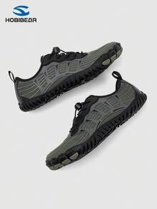 HOBIBEAR 男女通用极简赤足鞋,宽鞋头,零落差,交叉训练,极简风格 - 軍綠 - 查看 3